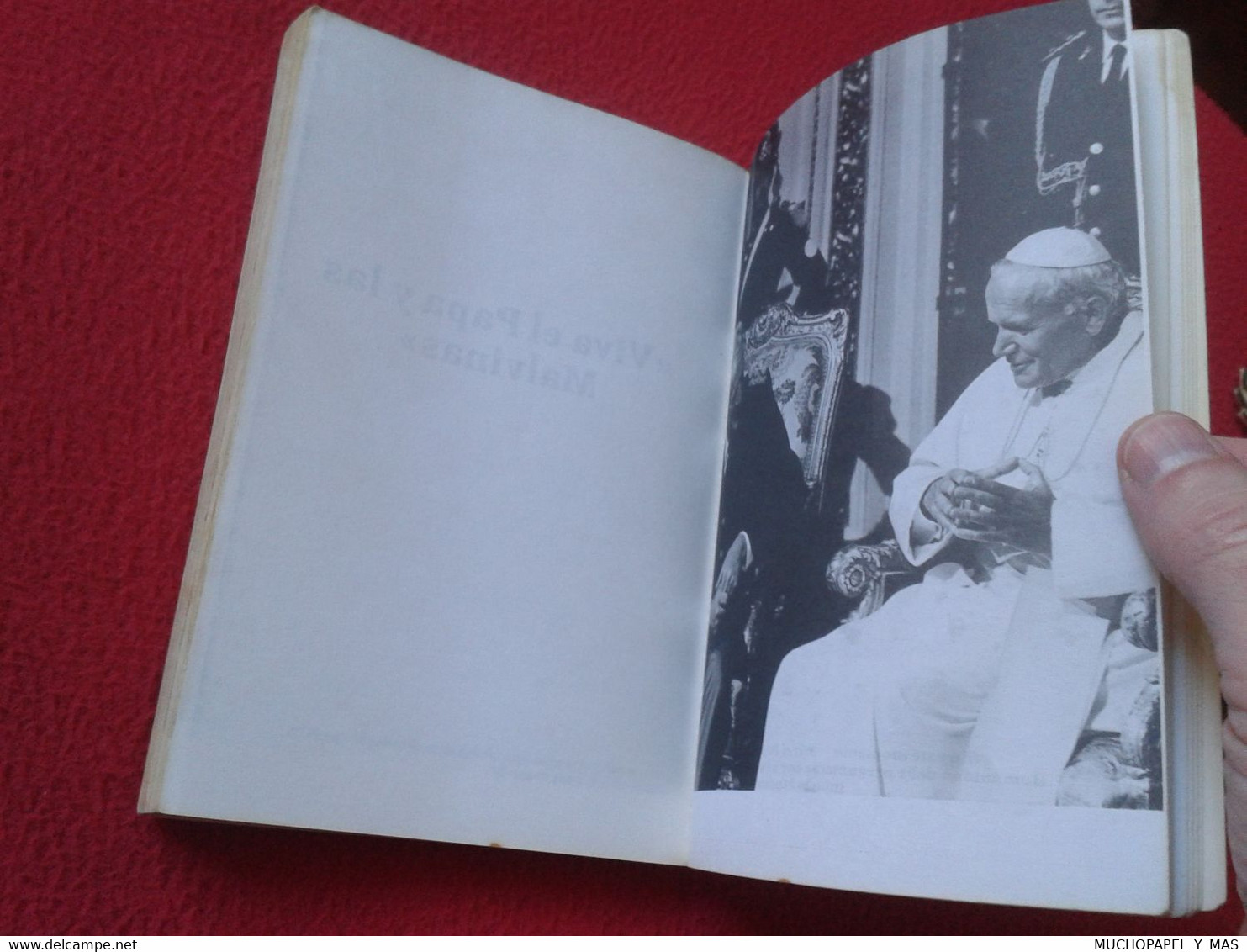 ANTIGUO LIBRO HURACÁN WOJTYLA DE PALOMA GÓMEZ BORRERO 1982 MANHATTAN PAPA JUAN PABLO II POPE, KAROL WOJTYLA RELIGIÓN....