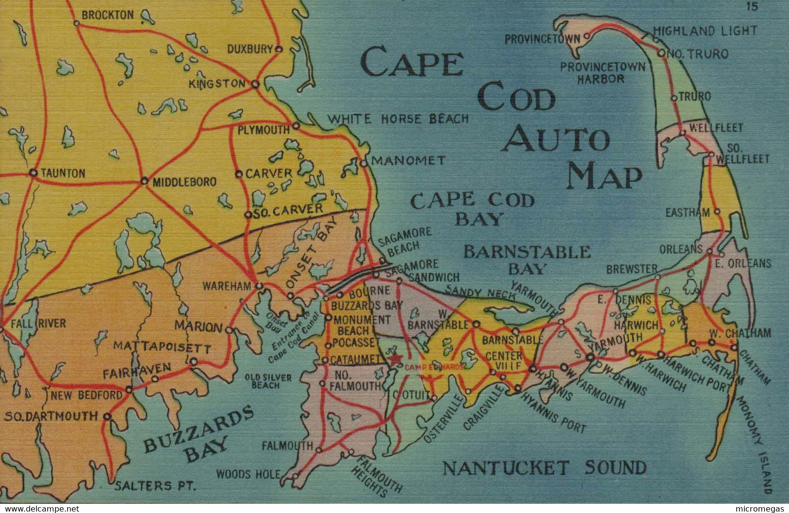 Cape Cod Auto Map - Cape Cod