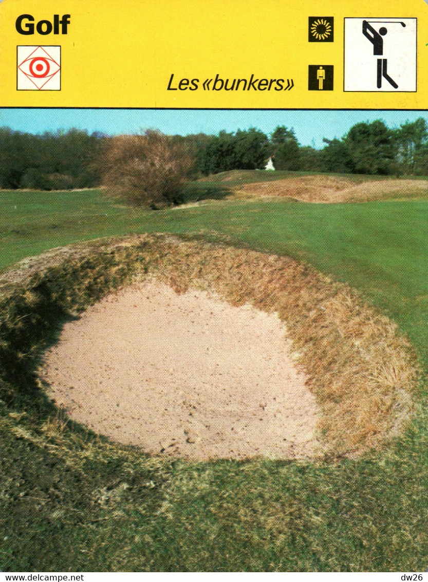 Fiche Sports: Golf - Technique, Les Bunkers, Obstacles De Sable - Deportes