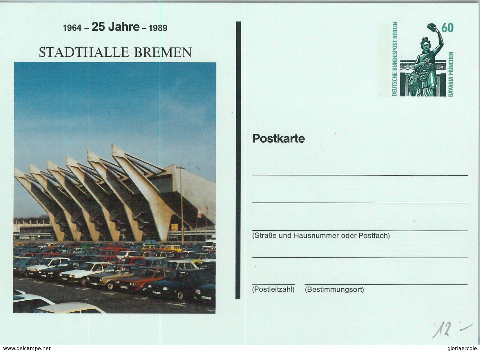 93425 - GERMANY Berlin - Postal History - STATIONERY CARD - CARS Music ARTS - Private Postcards - Mint