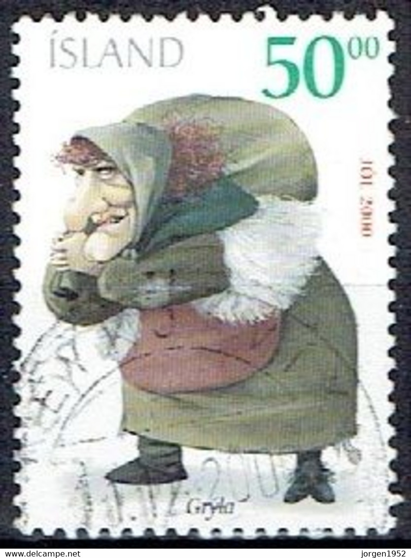 ICELAND # FROM 2000 STAMPWORLD 969A   TK: 12¾ X 13¼ - Used Stamps