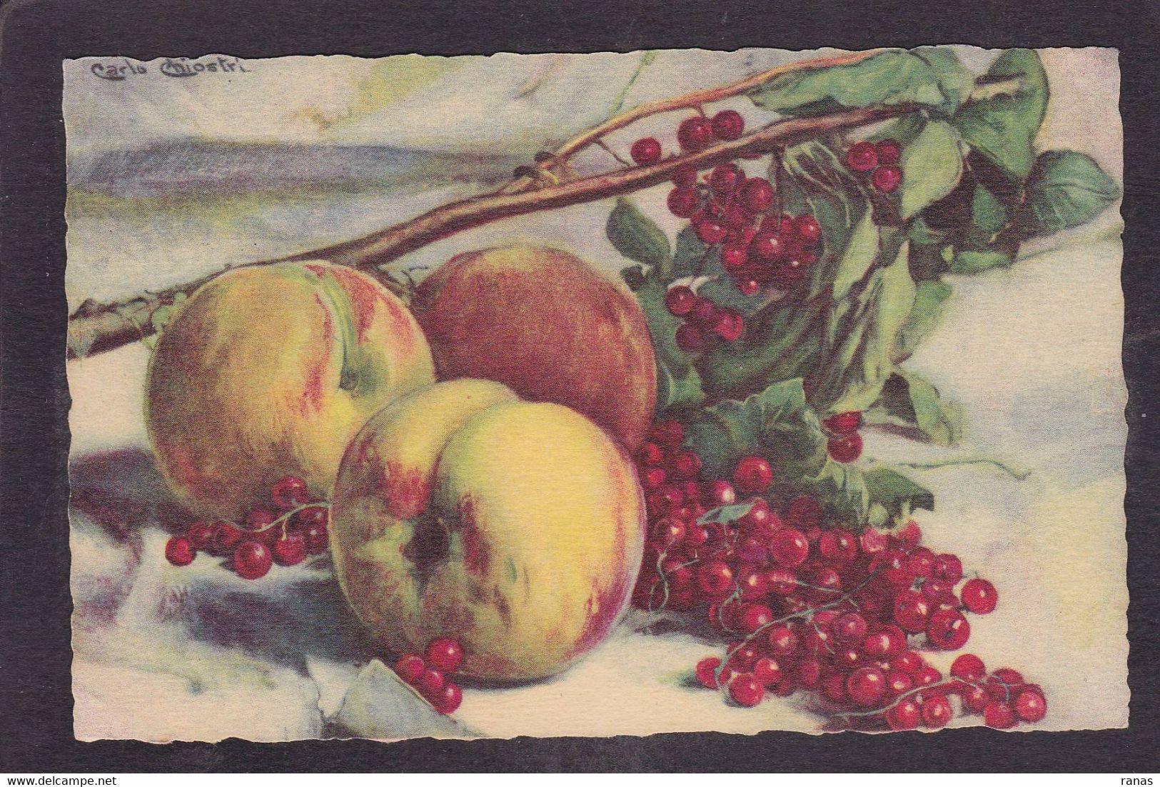 CPA CHIOSTRI Carlo Illustrateur Italien Italie Circulé Fruits - Chiostri, Carlo