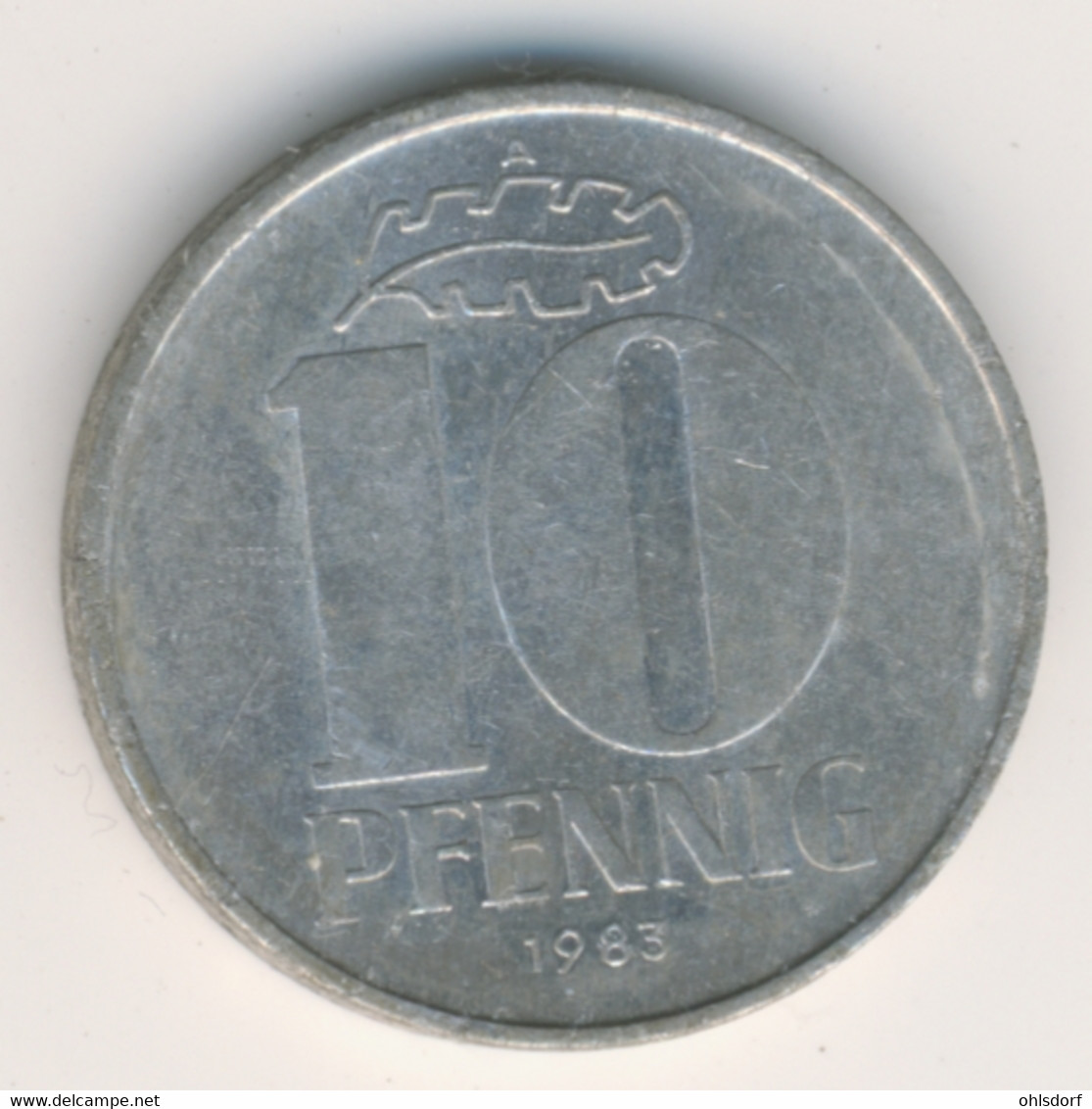 DDR 1983: 10 Pfennig, KM 10 - 10 Pfennig