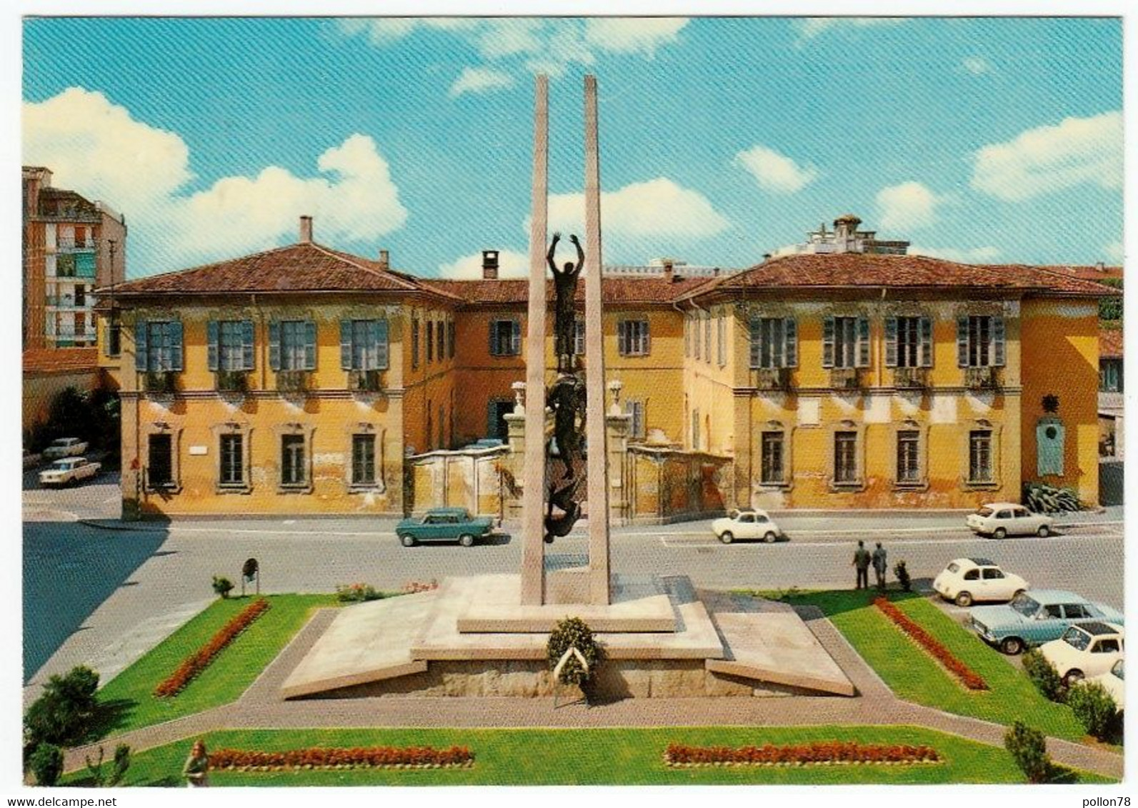 BUSTO ARSIZIO - PIAZZA V. EMANUELE II - MONUMENTO AI CADUTI - VARESE - 1972 - AUTOMOBILI - CARS - Busto Arsizio