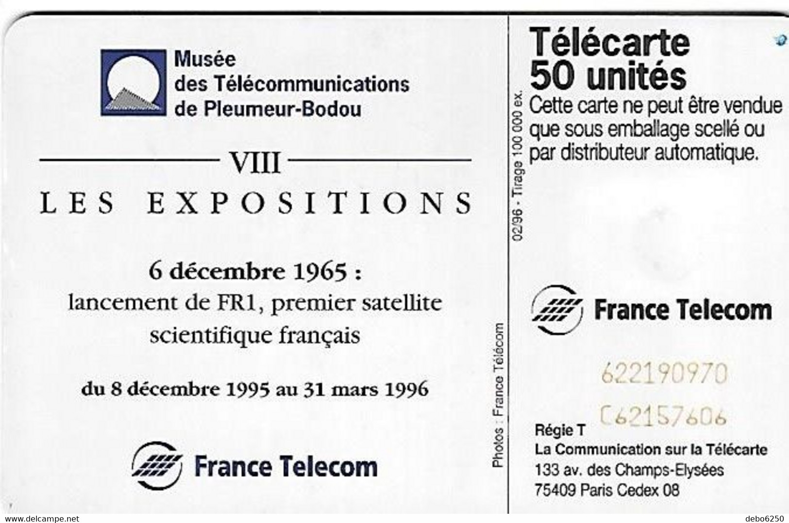 PLEUMEUR FR1 SATELLITE F 629 - Sin Clasificación