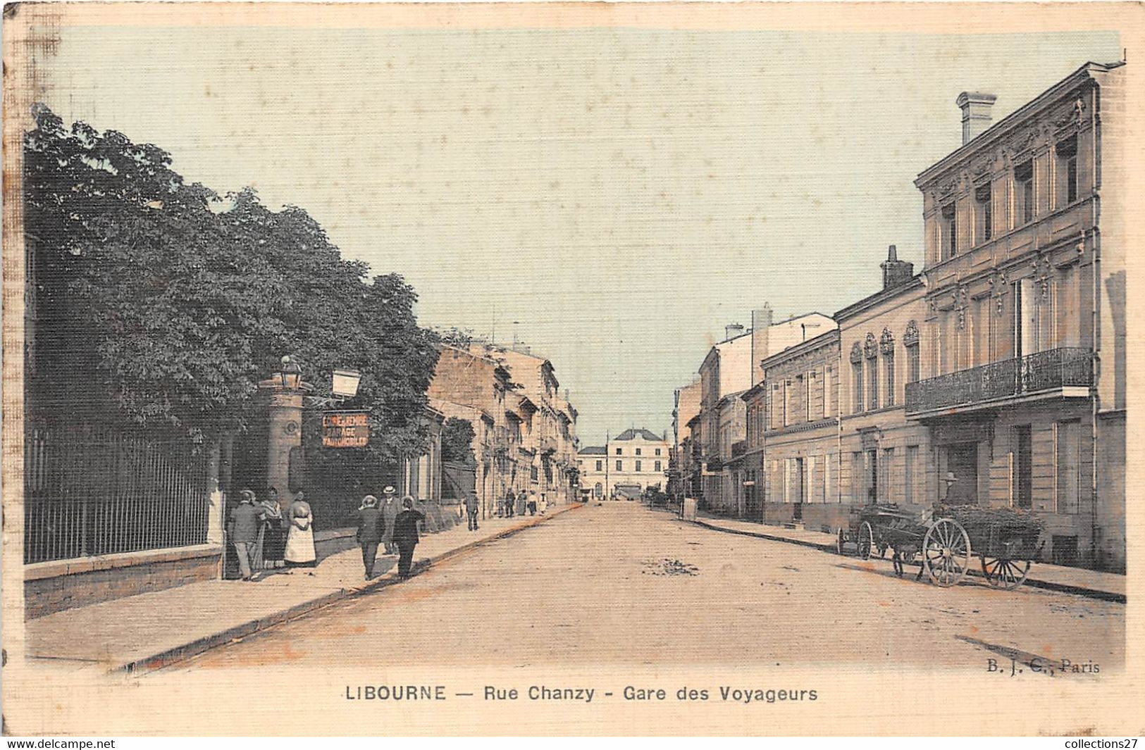 33-LIBOURNE- RUE CHANZY- GARE DES VOYAGEURS - Libourne