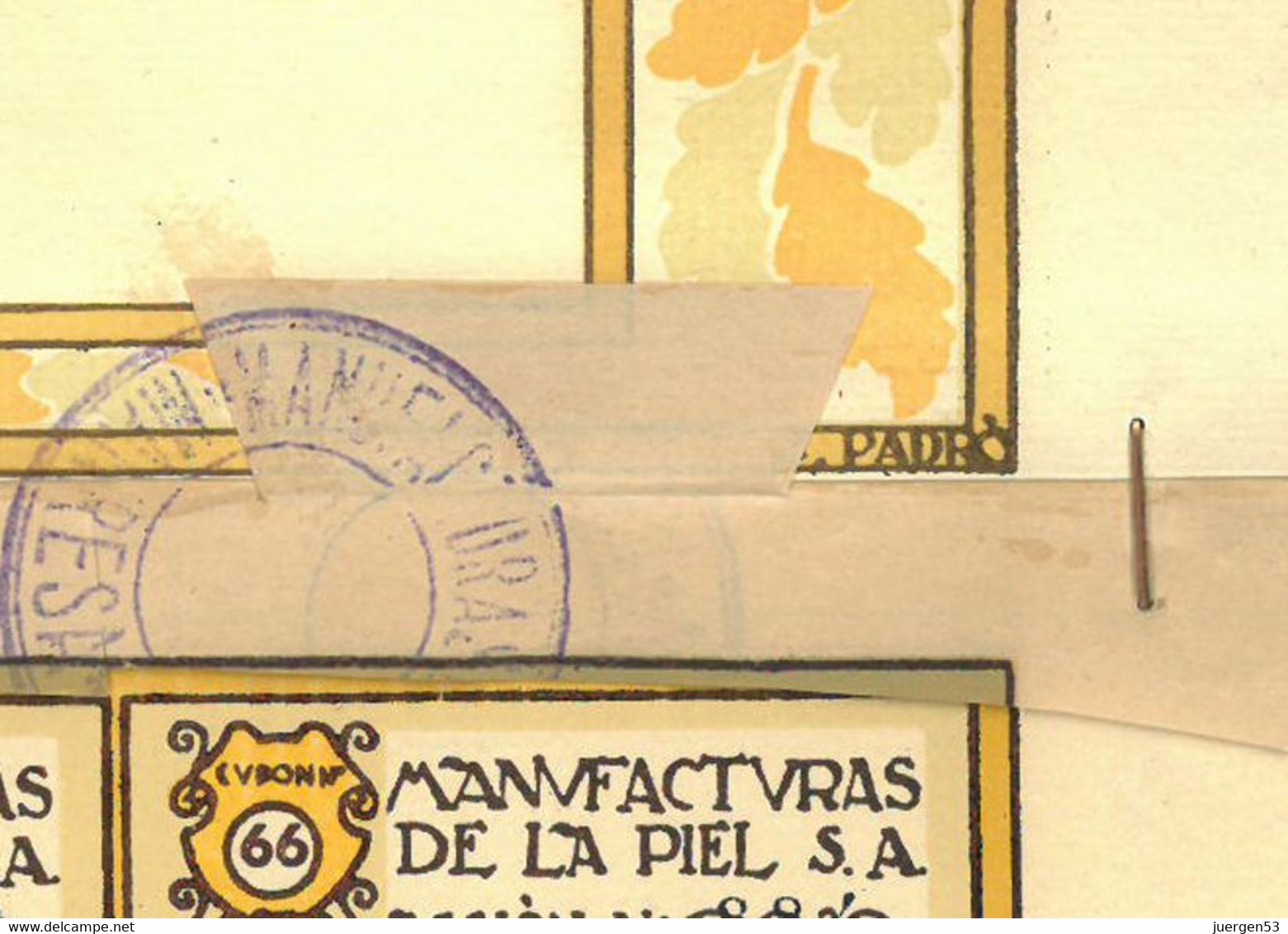 TOP: Manufacturas De La Piel (1921) - Textile