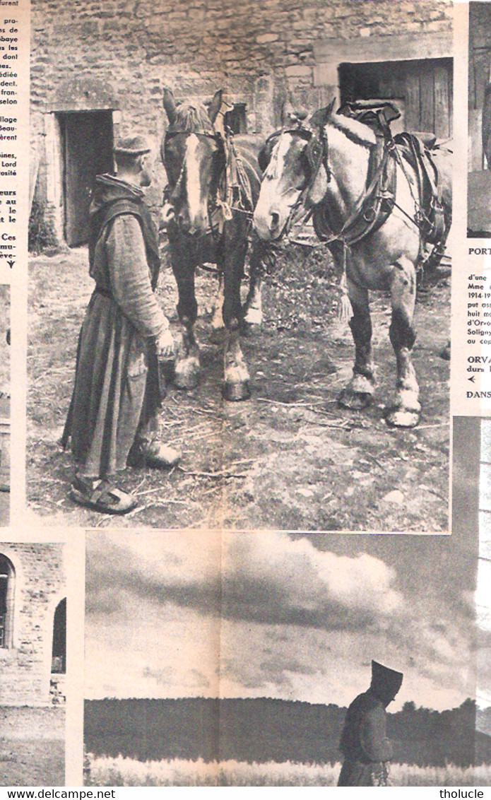 Régionalisme-Abbaye D'Orval-La Vie Laborieuse Des Moines Trappistes-Moine Trappiste- Patriote Illustré-8 Décembre 1946 - Religion