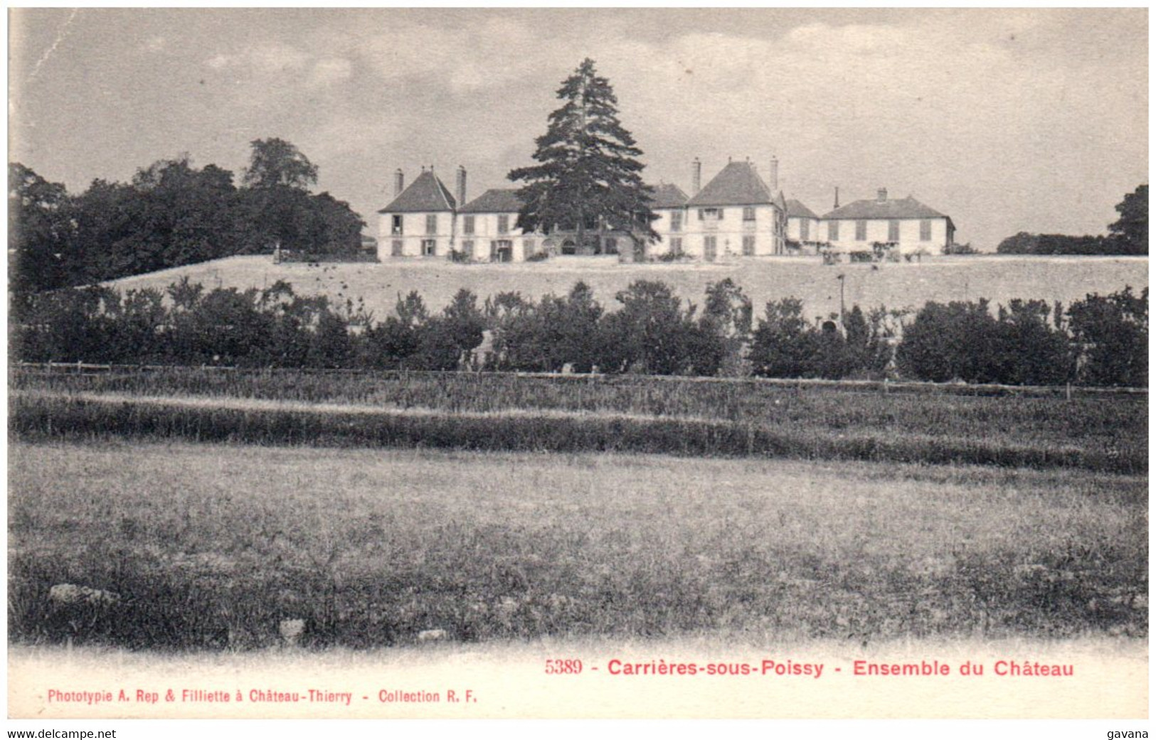 78 CARRIERES-sous-POISSY - Ensemble Du Chateau - Carrieres Sous Poissy