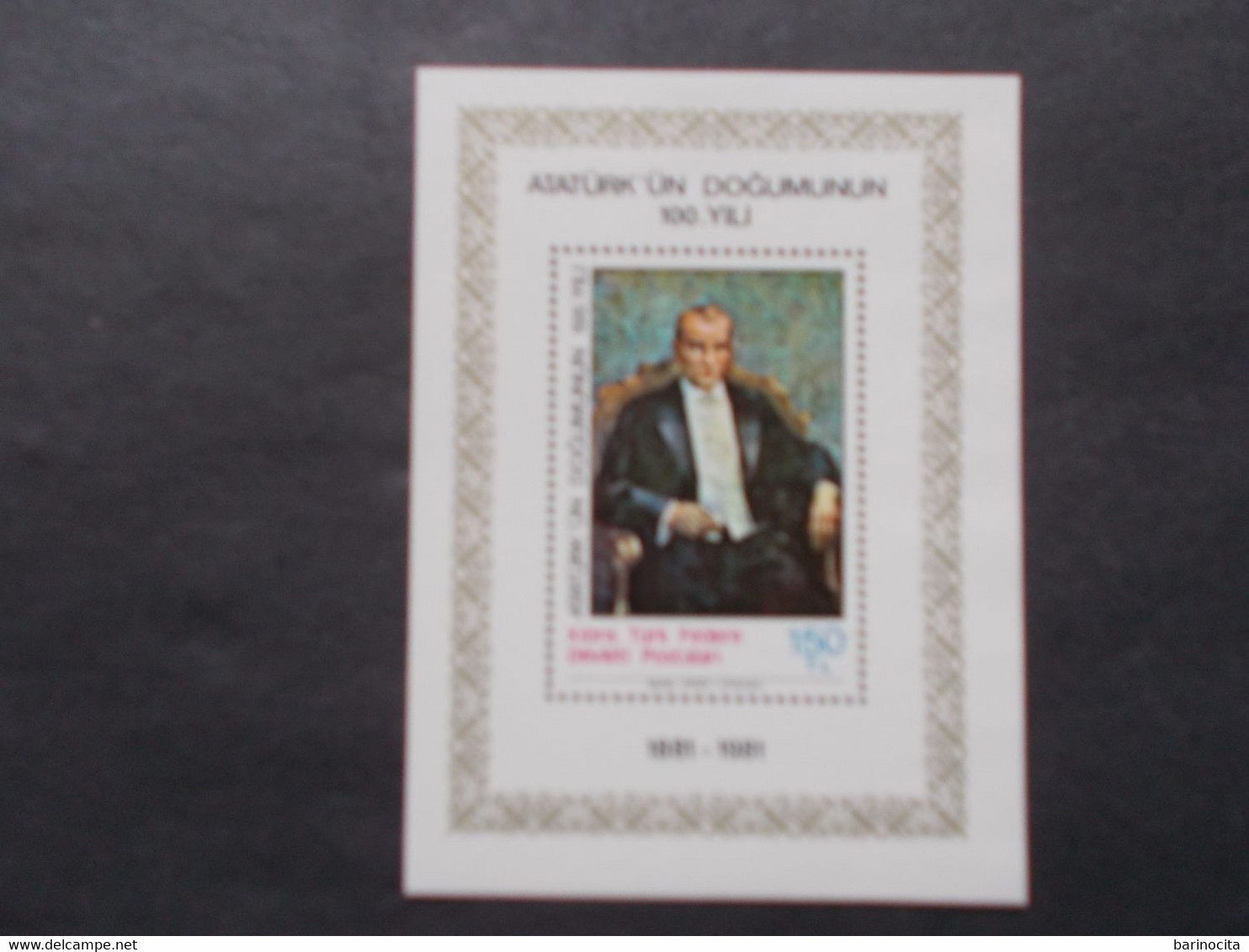 CHYPRE TURQUIE Administration      - Blocs Feuillets  N° 2 Année 1981  Neuf XX ( Voir Photo ) - Otros & Sin Clasificación