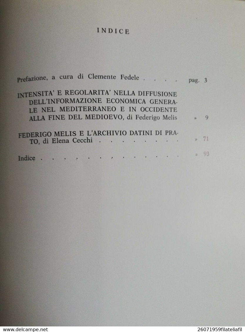 QUADERNI DI STORIA POSTALE N. 2 MELIS FEDERIGO E ELENA CECCHI - Philatelie Und Postgeschichte