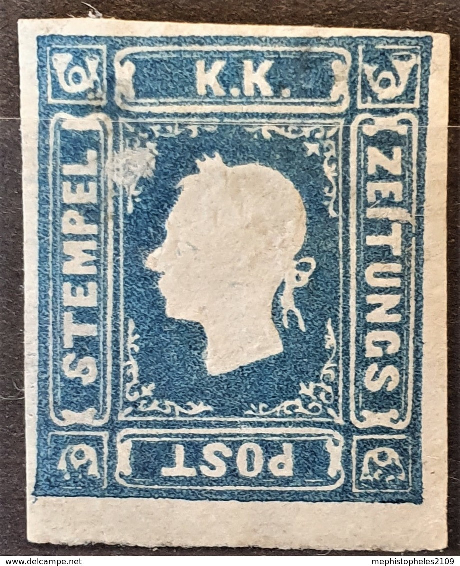 AUSTRIA 1858 - MLH - ANK 16 - Newspaper Stamp - Ongebruikt