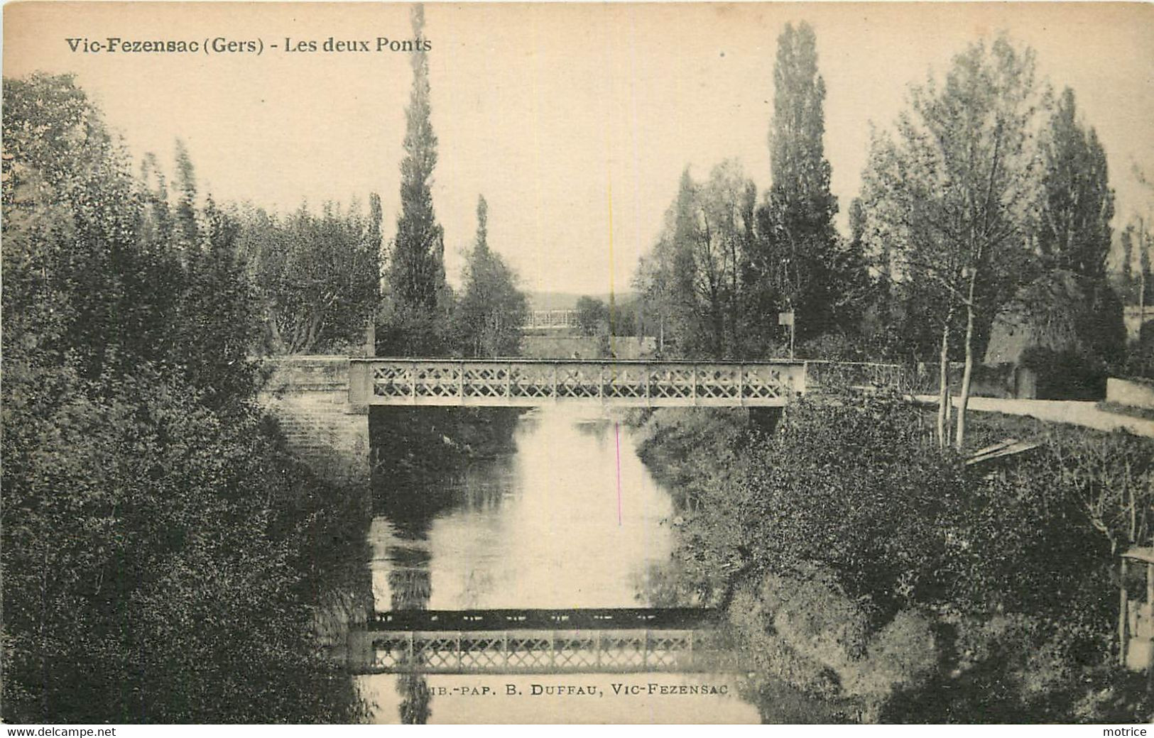 VIC FEZENSAC - Les Deux Pont. - Vic-Fezensac