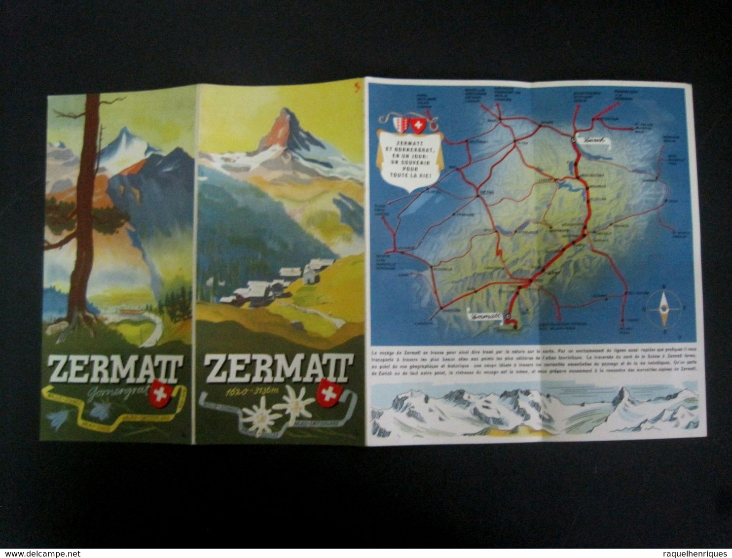 SWITZERLAND - ZERMATT TOURISM BROCHURE 1939/40 - Dépliants Touristiques