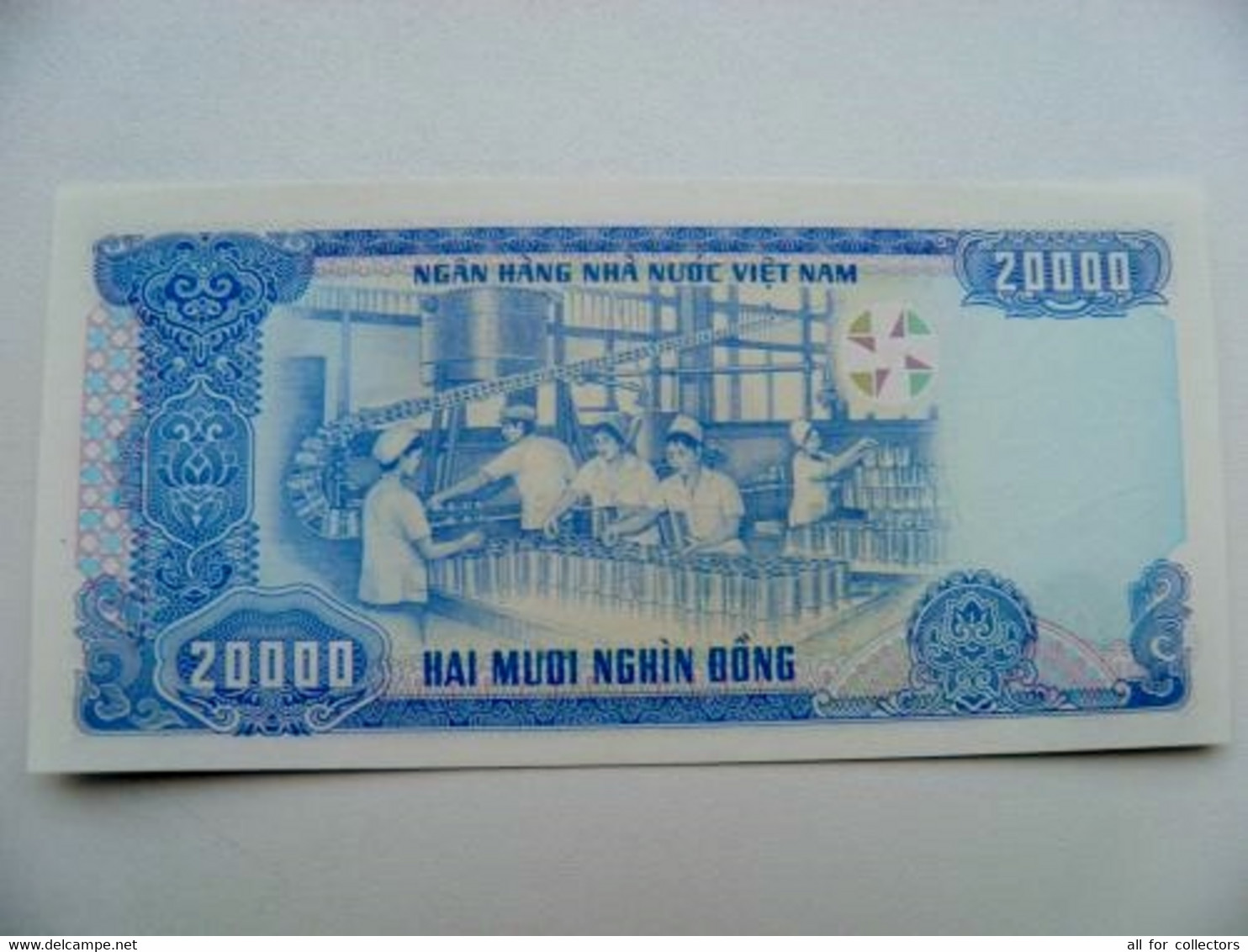 UNC Banknote Vietnam 20000 Dong 1991 P-110 Workers Factory - Vietnam