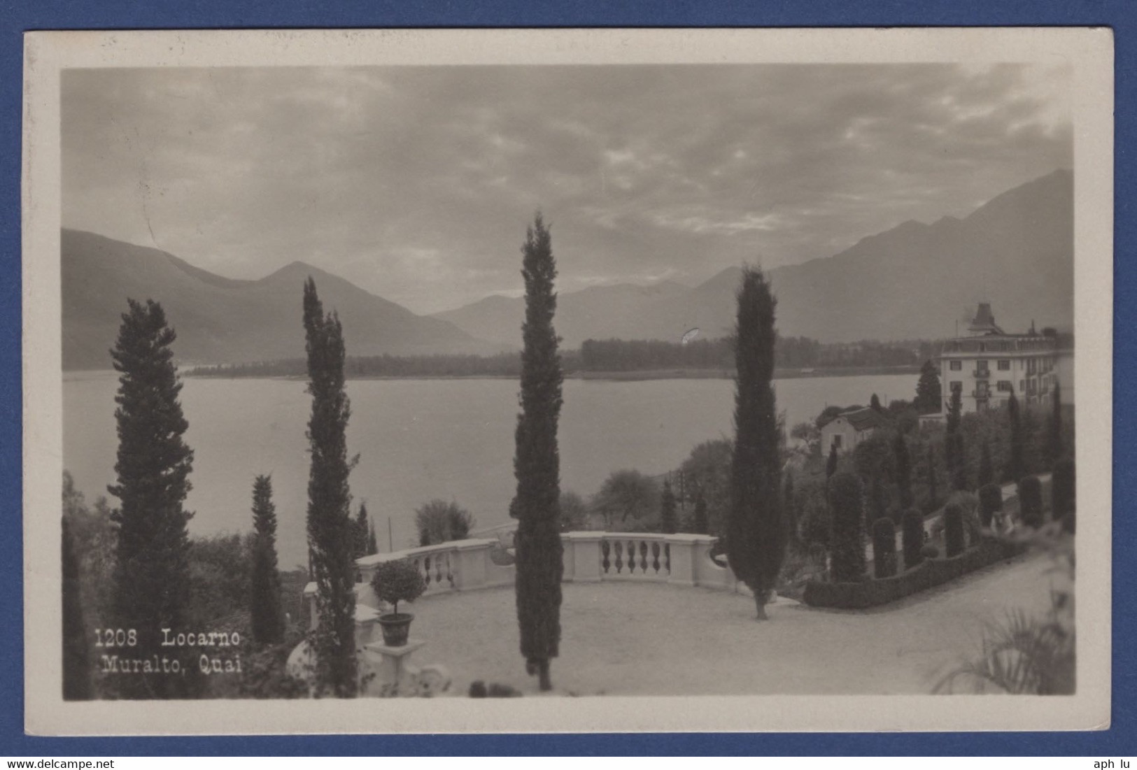 Locarno, Muralto, Quai, Gelaufen Ab Bahnpost (aa5133) - Muralto