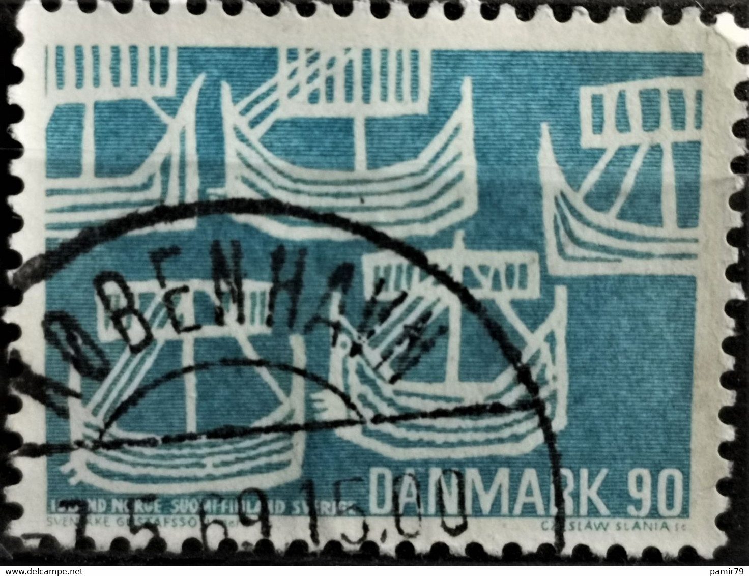 1969 Zusammenarbeit Skandinavischer Post Stempel Kopenhagen MiNr: 476 - Other & Unclassified