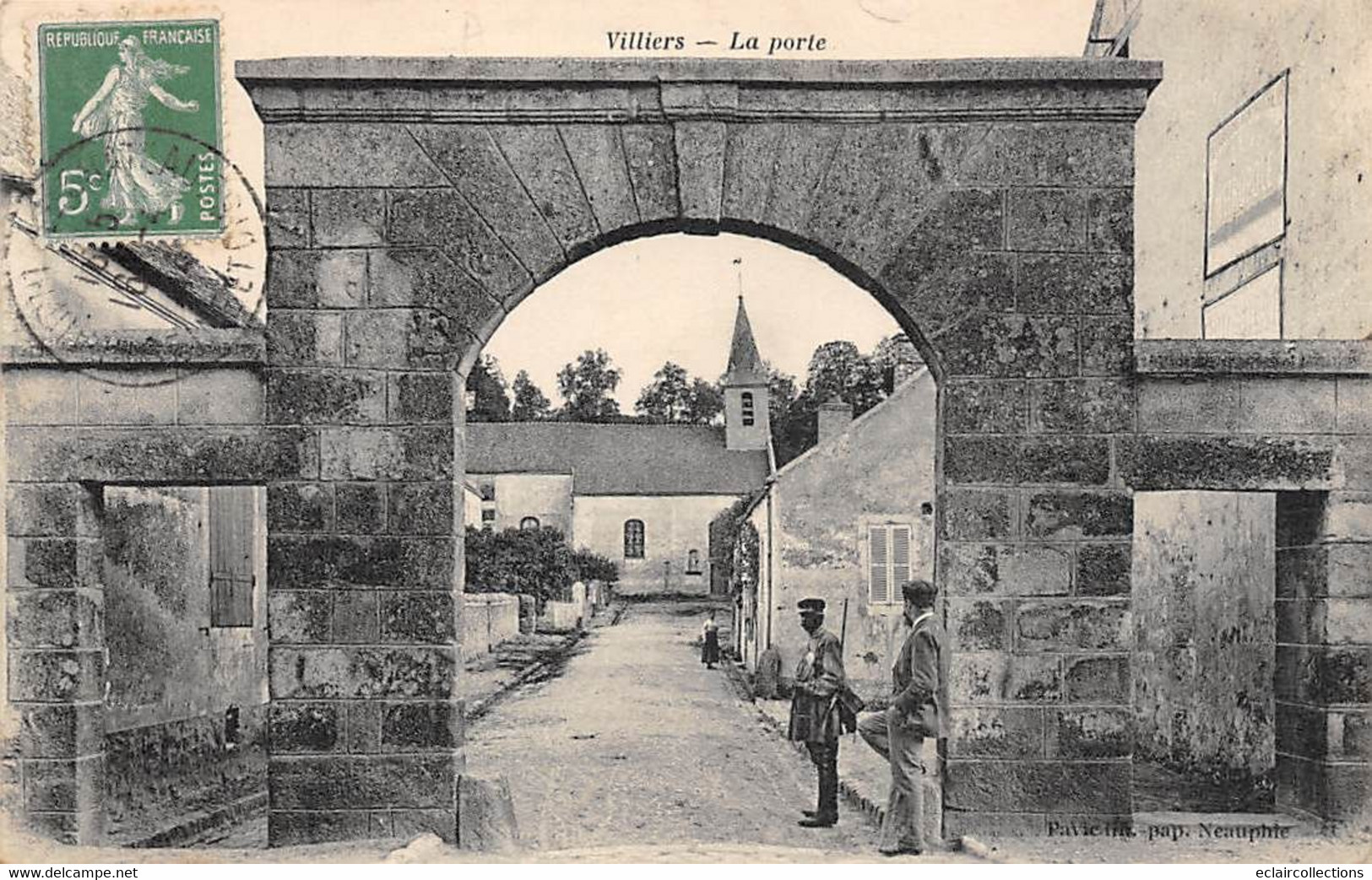 Villiers-Neauphle        78         La Porte    Garde Champêtre .       (voir Scan) - Sonstige & Ohne Zuordnung
