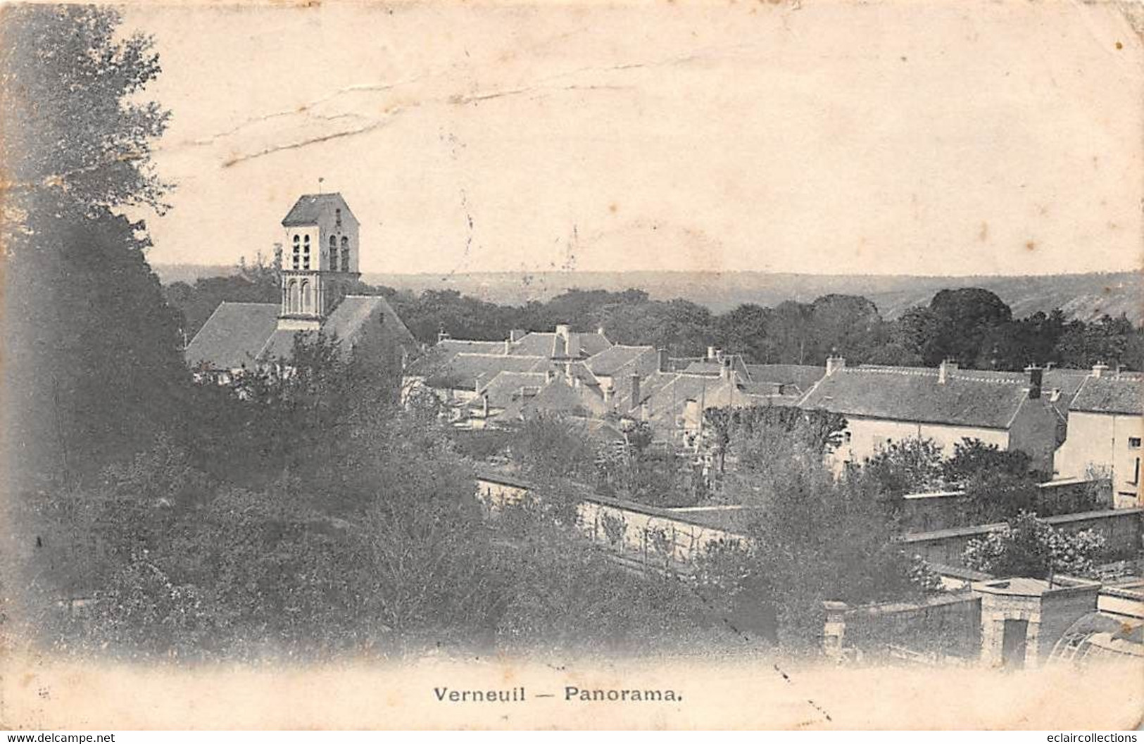 Verneuil-sur-Seine      78        Panorama            -  Pli  -    (voir Scan) - Sonstige & Ohne Zuordnung