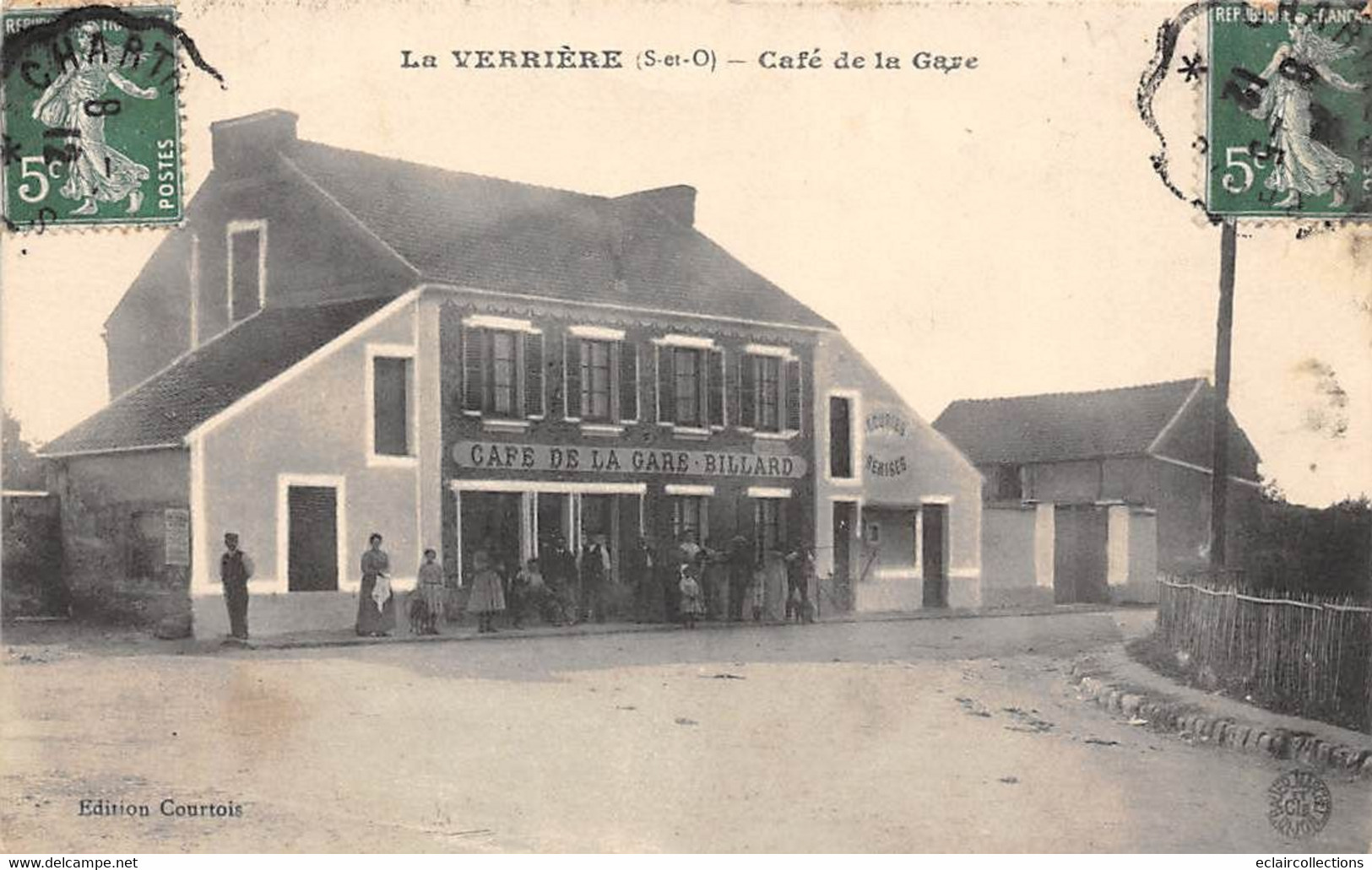 La Verrière      78          Café De La Gare             (voir Scan) - Sonstige & Ohne Zuordnung