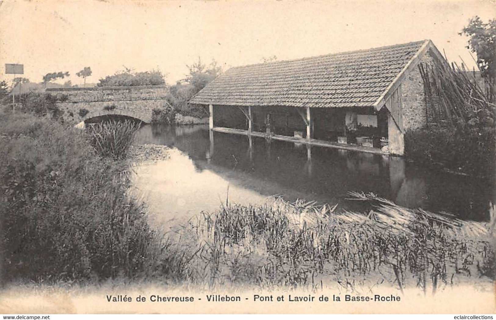 Villebon Sur Yvette        91         Pont Et Lavoir De La Basse Roche          (voir Scan) - Andere & Zonder Classificatie