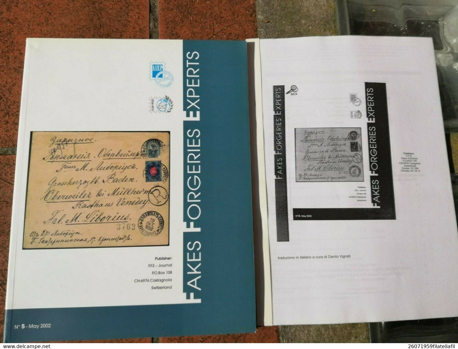 FAKES FORGERIES EXPERTS N. 5 MAGGIO 2002 ESAURITO CON TRADUZIONE DI D. VIGNATI - Italiaans