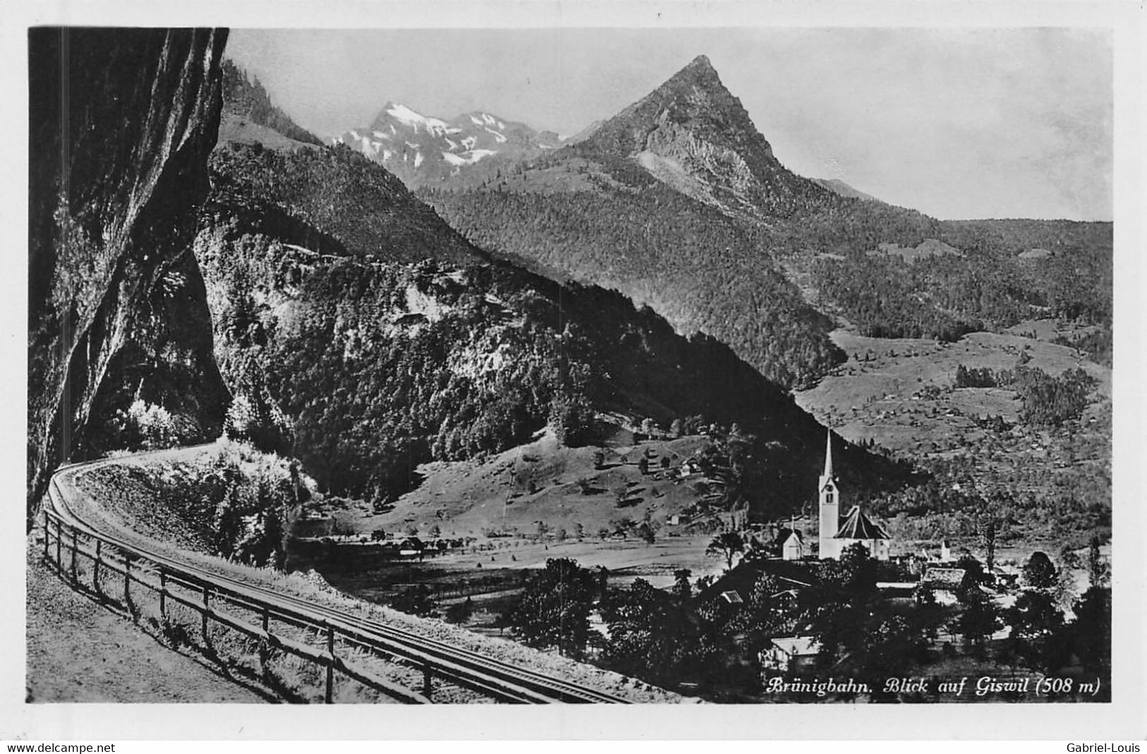 Brünigbahn Blick Auf Giswil - Giswil