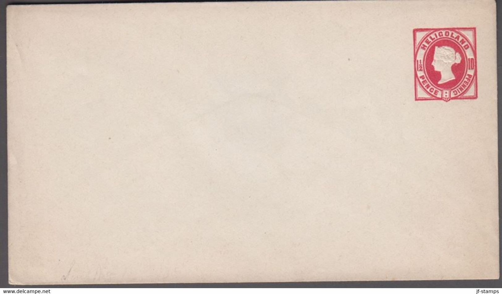 1875. HELGOLAND. Victoria. 1½ P - 10 Pf. Envelope. () - JF412090 - Heligoland (1867-1890)
