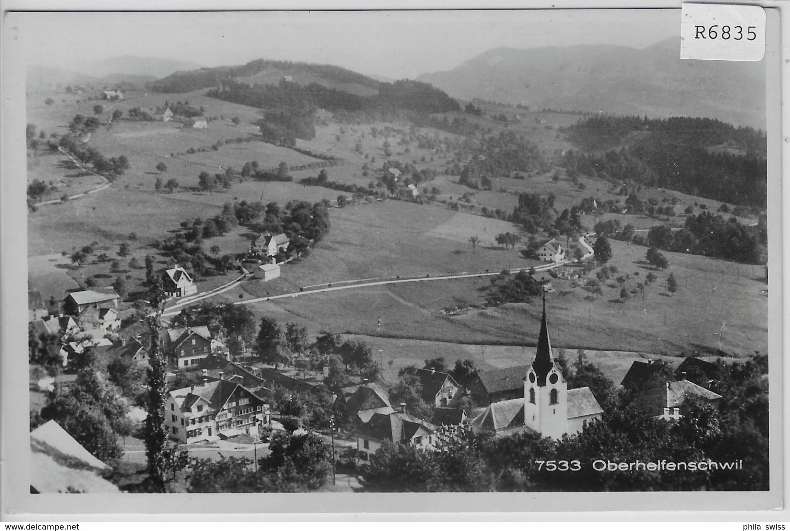 Oberhelfenschwil Togg. - Generalansicht Mit Kirche - Oberhelfenschwil