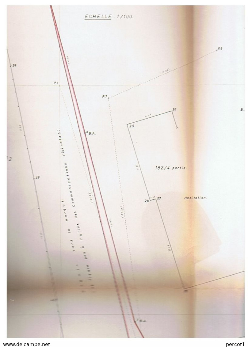 JM28.12 / VIEUX PAPIERS / COMMUNE DE FLORENNES / ALIENATION D UN EXCEDENT DE CHEMIN ( 53 X 42 Cm ) - 1979 - Décrets & Lois