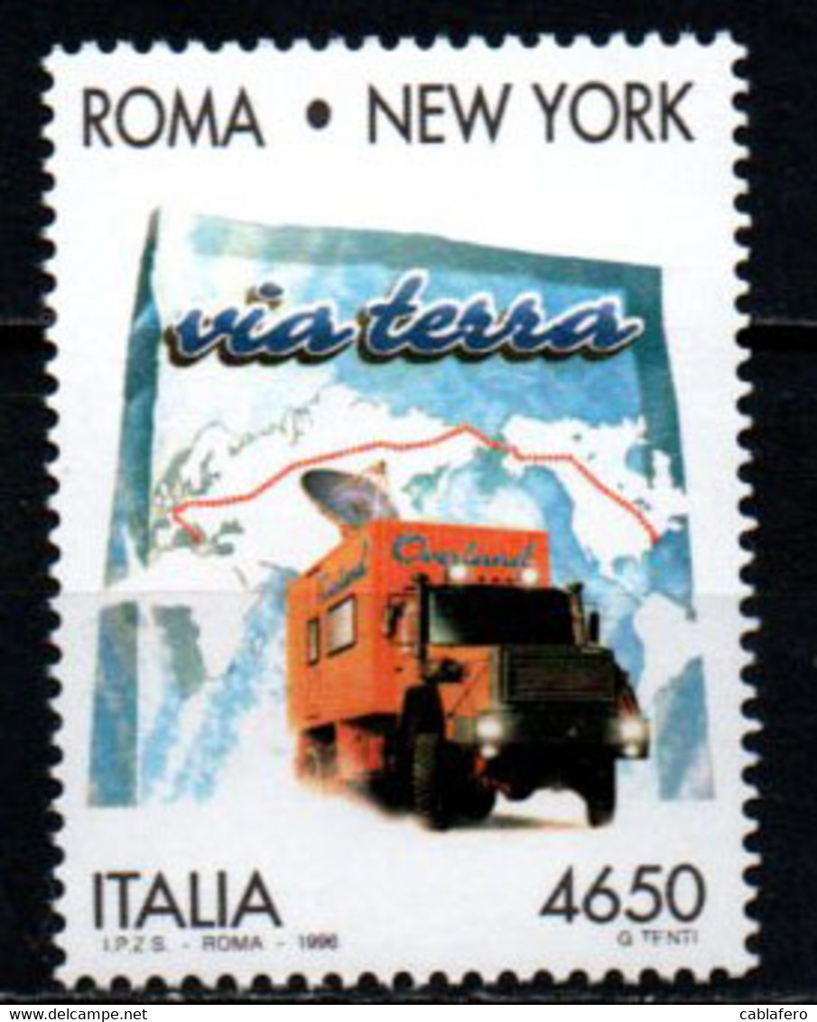 ITALIA - 1996 - ROMA-NEW YORK VIA TERRA - MNH - 1991-00:  Nuovi