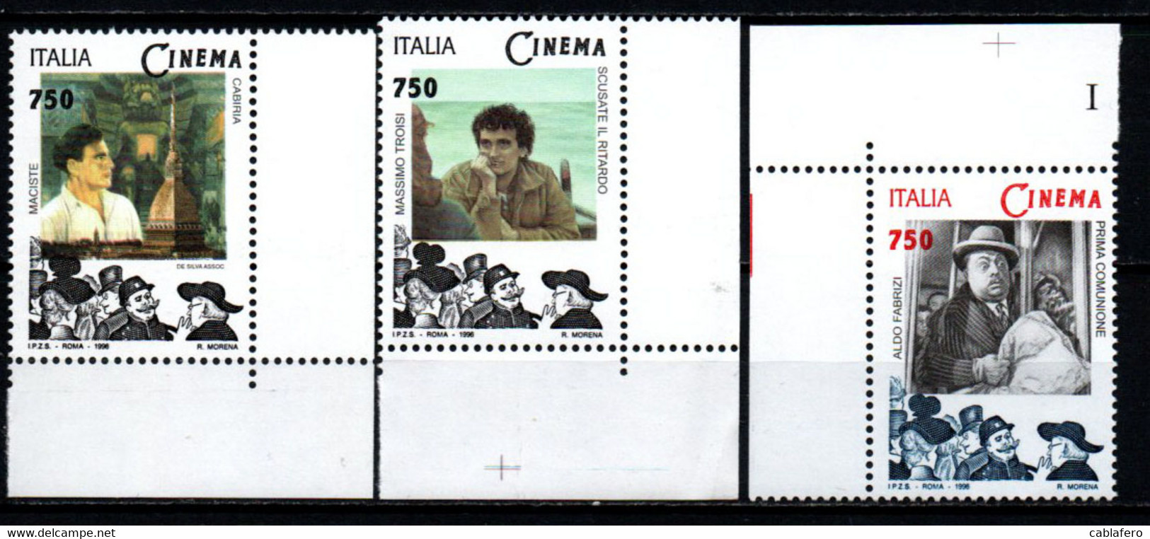 ITALIA - 1996 - IL CINEMA ITALIANO: 2^ SERIE - MNH - 1991-00:  Nuovi