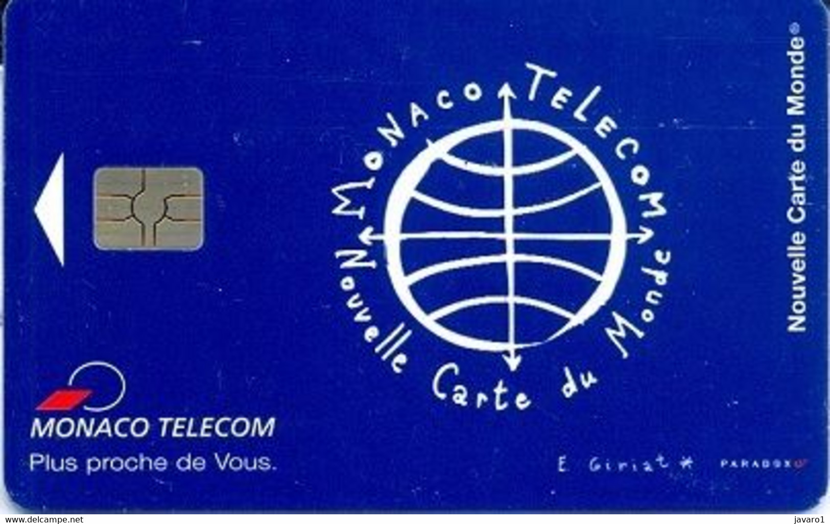 MONACO ; MF53 Carte Du Monde Rechargable Phonecard WITH FOLDER - Monace