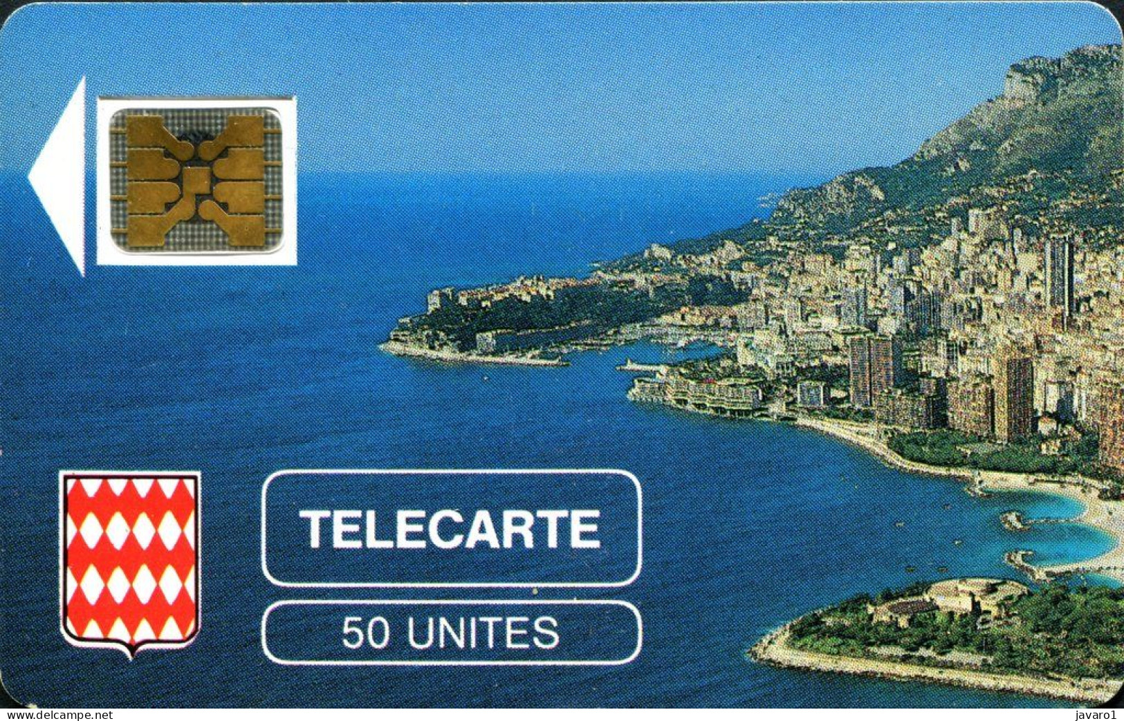 MONACO : MF01 50U Rocher SC4on Fleche Blanch USED - Monaco