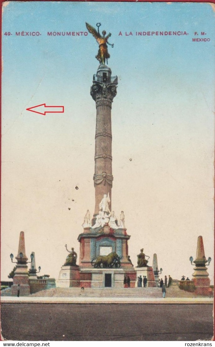 Mexico Monumento A La Independencia CPA Carte Postale Tarjeta Postal Old Postcard - Mexiko