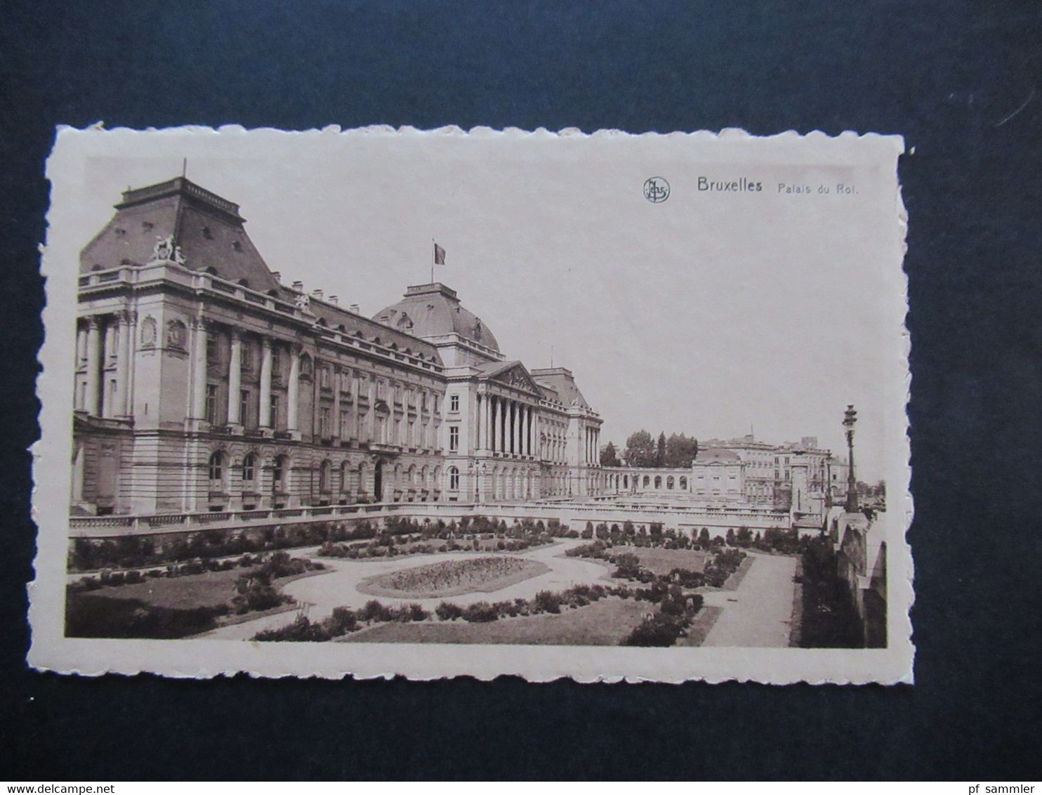 Belgien 1930 AK Bruxelles Palais Du Roi. Ern. Thill, Bruxelles Michel Nr. 285 Stempel Schaerbeek - Monumenten, Gebouwen