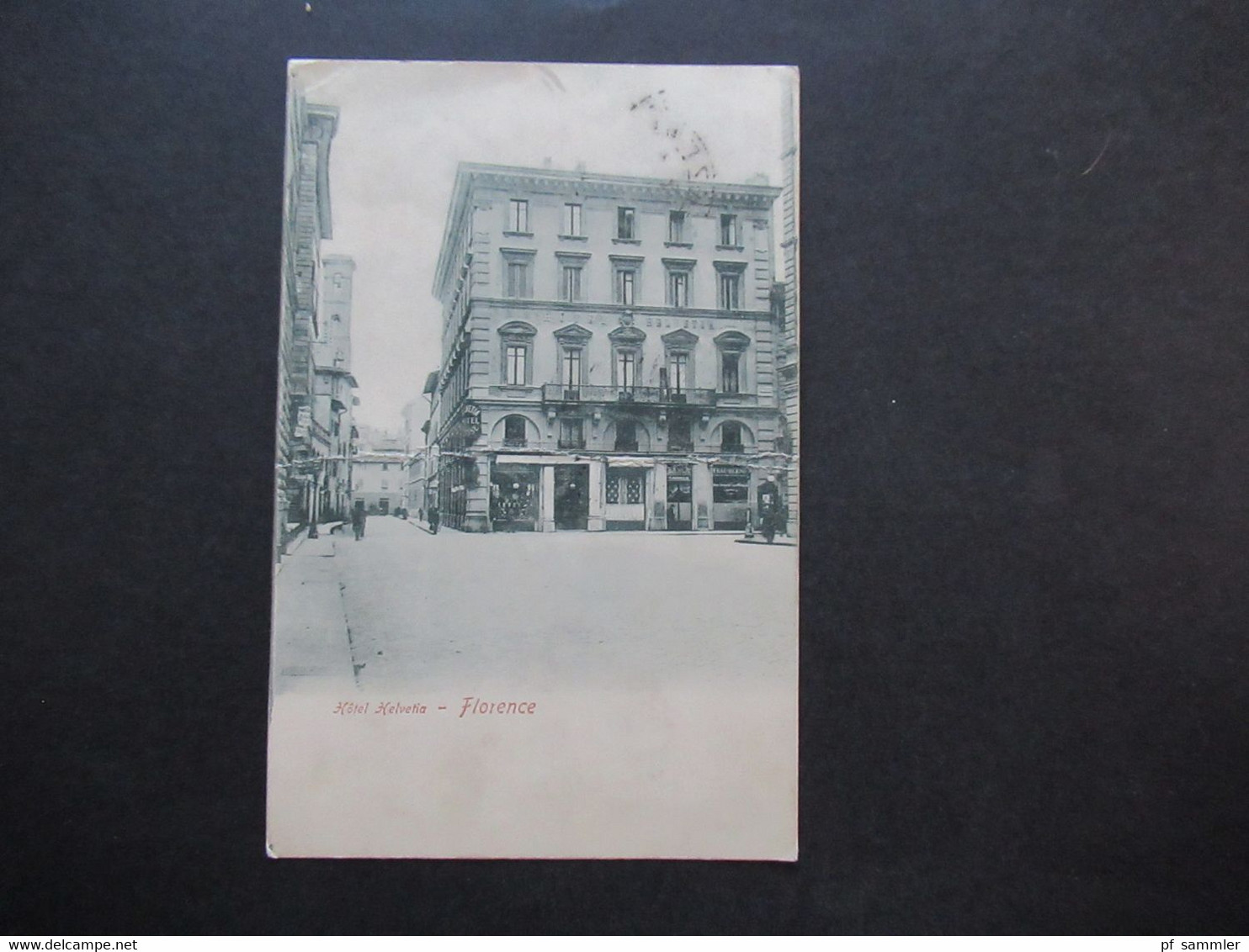 Italien 1907 AK Hotel Helvetia Florence / Firenze - Hotel's & Restaurants