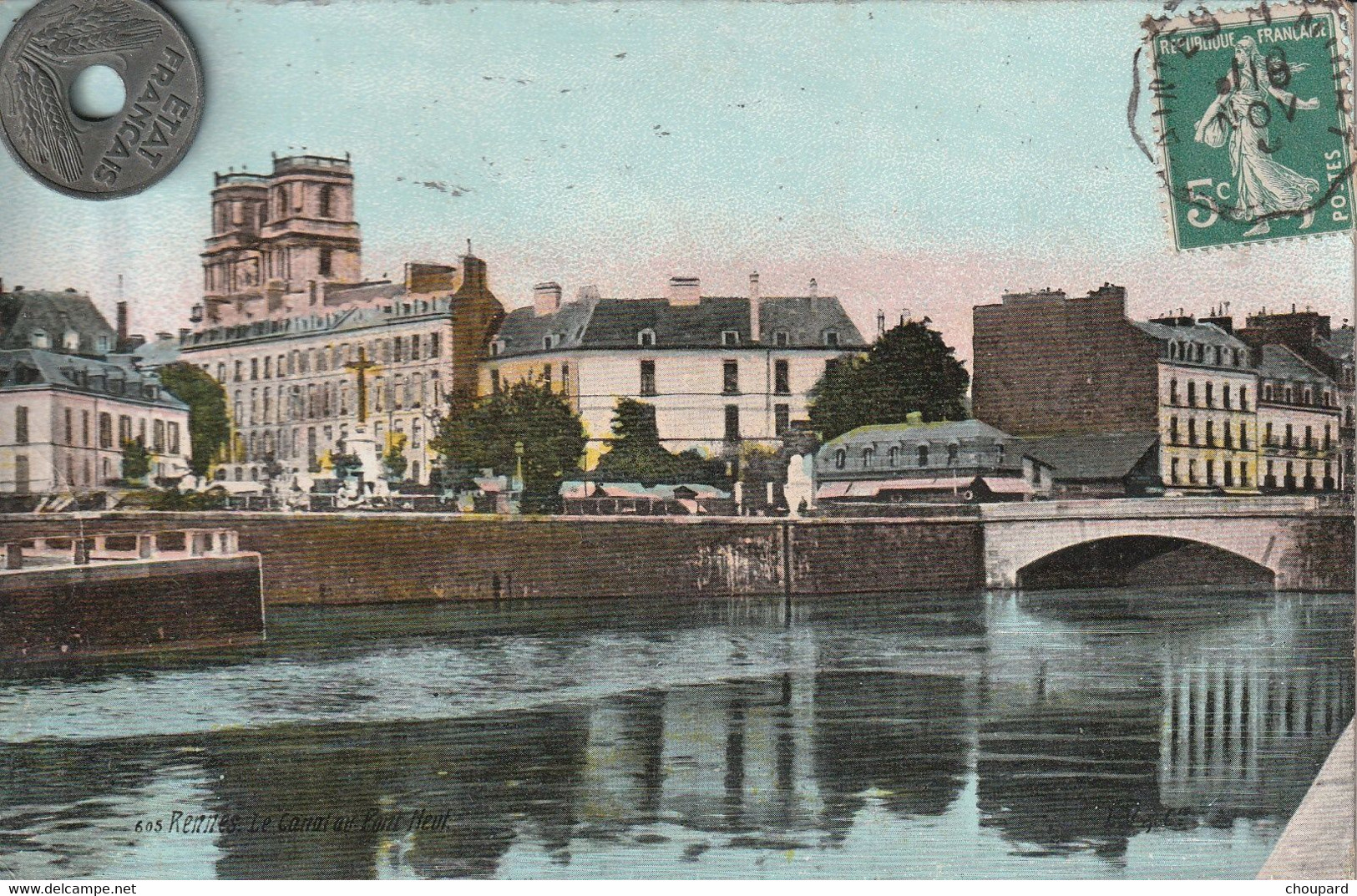 35 - Très Belle Carte Postale Ancienne De  Rennes   Le Canal - Rennes