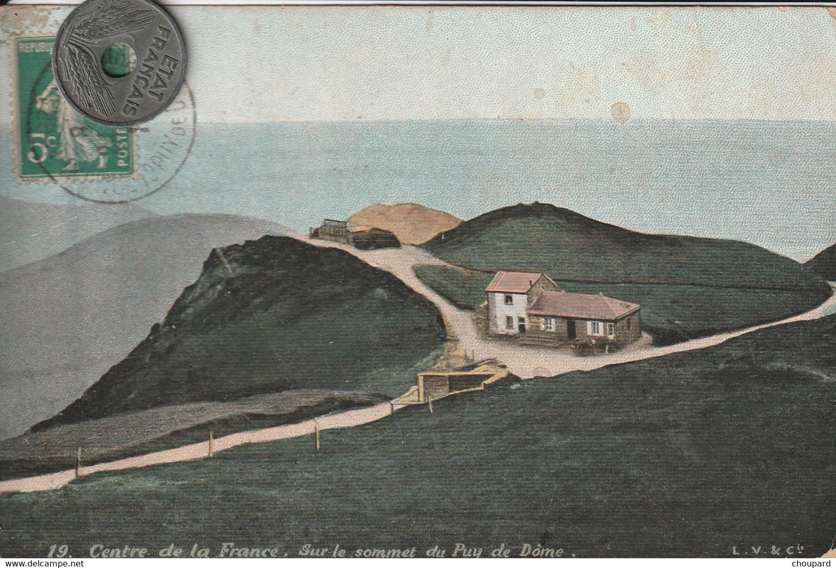 63 - Très Belle Carte Postale Ancienne De    Sur Le Sommet Du Puy De Dome - Other & Unclassified