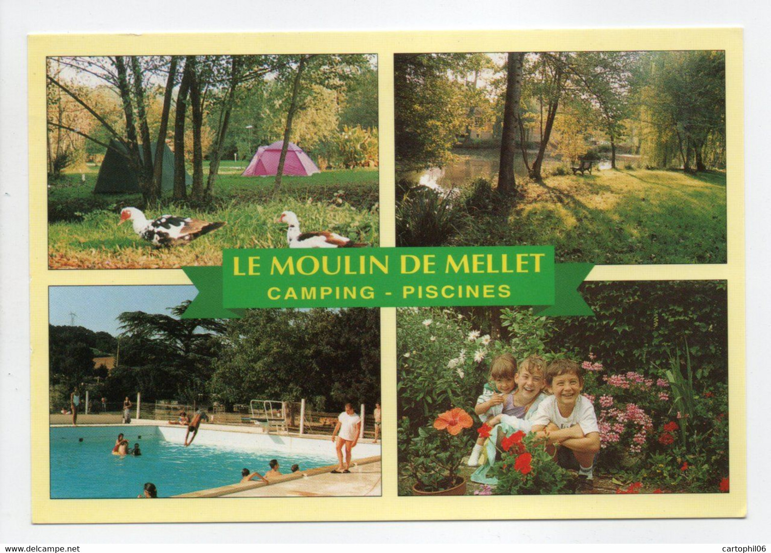 - CPM SAINT HILAIRE DE LUSIGNAN (47) - Camping LE MOULIN DE MELLET - Edition Charles Sirion - - Sonstige & Ohne Zuordnung