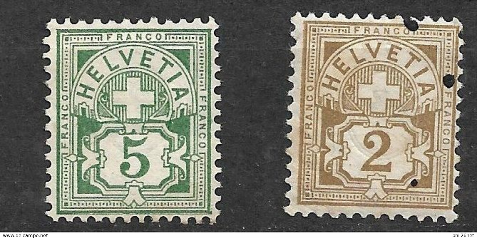 Suisse      N° 65      Neuf ( * )   B/ TB  Le 63 Offert     - Unused Stamps