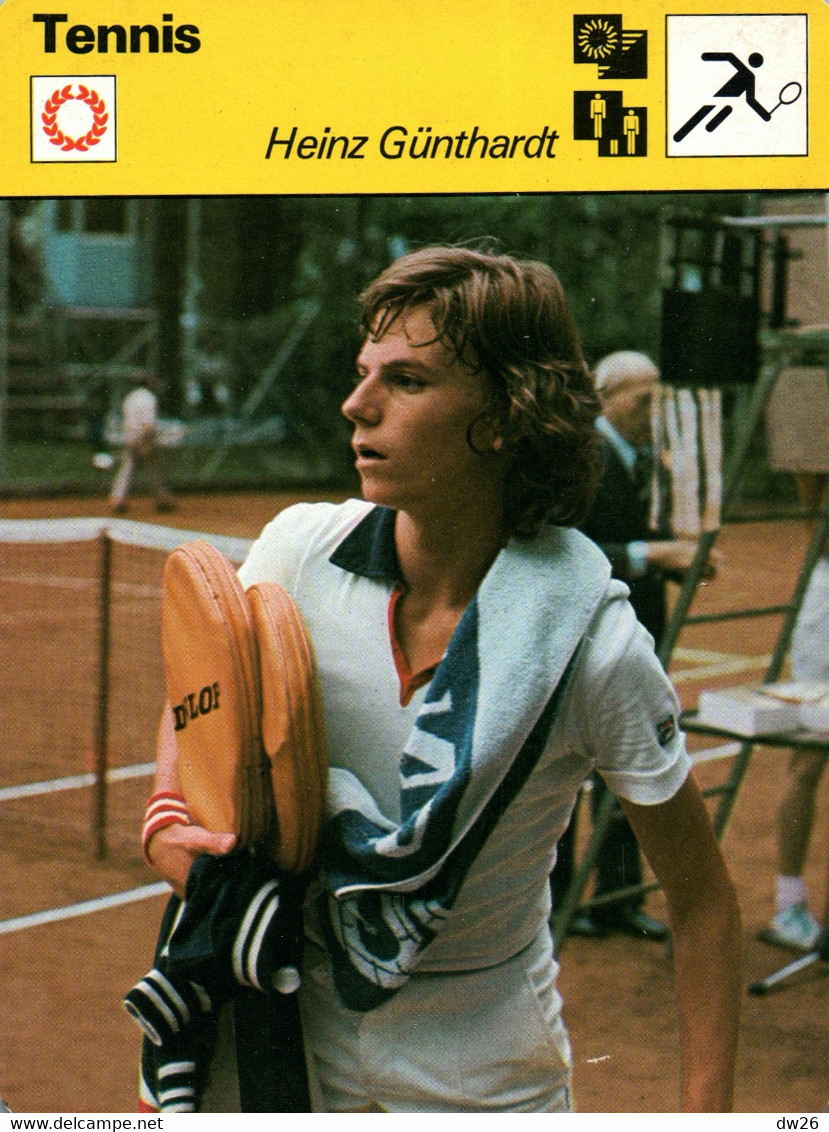 Fiche Sports: Tennis - Heinz Günthardt, Champion Suisse Junior, Le Prodige Helvétique - Sport