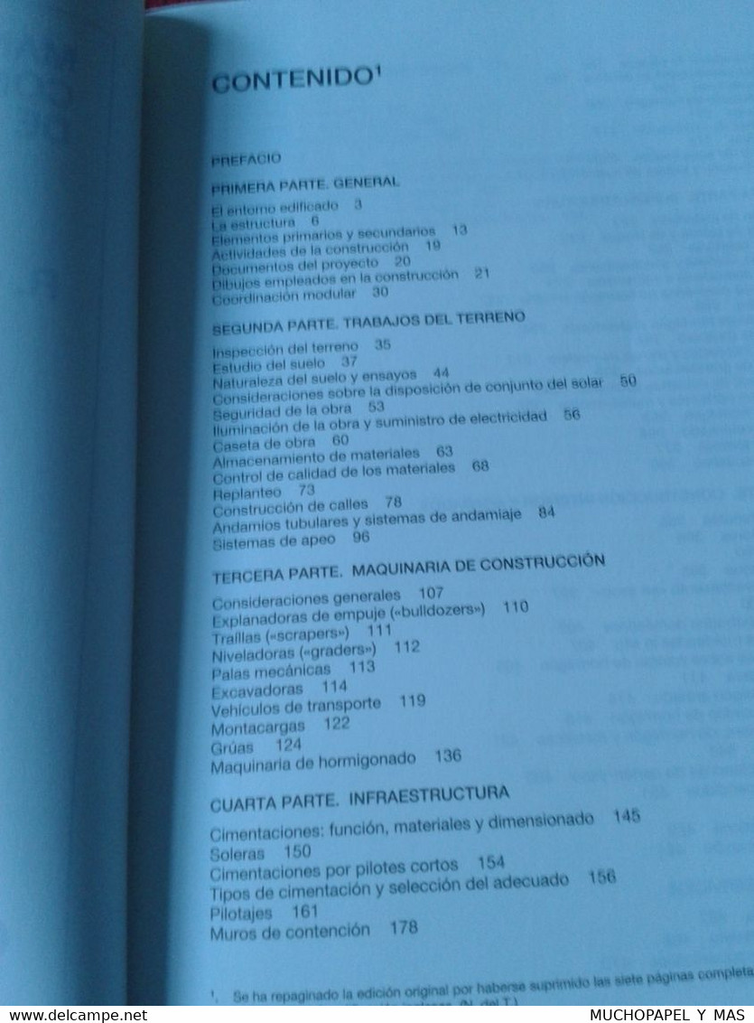 LIBRO MANUAL DE CONSTRUCCIÓN DE EDIFICIOS ROY CHUDLEY GG MÉXICO 1995, 534 PÁGINAS, ARQUITECTURA..VER FOTOS Y DESCRIPCIÓN - Lifestyle