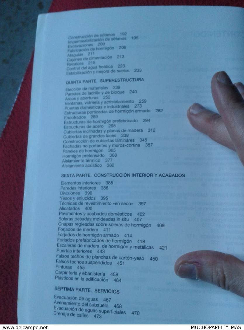 LIBRO MANUAL DE CONSTRUCCIÓN DE EDIFICIOS ROY CHUDLEY GG MÉXICO 1995, 534 PÁGINAS, ARQUITECTURA..VER FOTOS Y DESCRIPCIÓN - Lifestyle