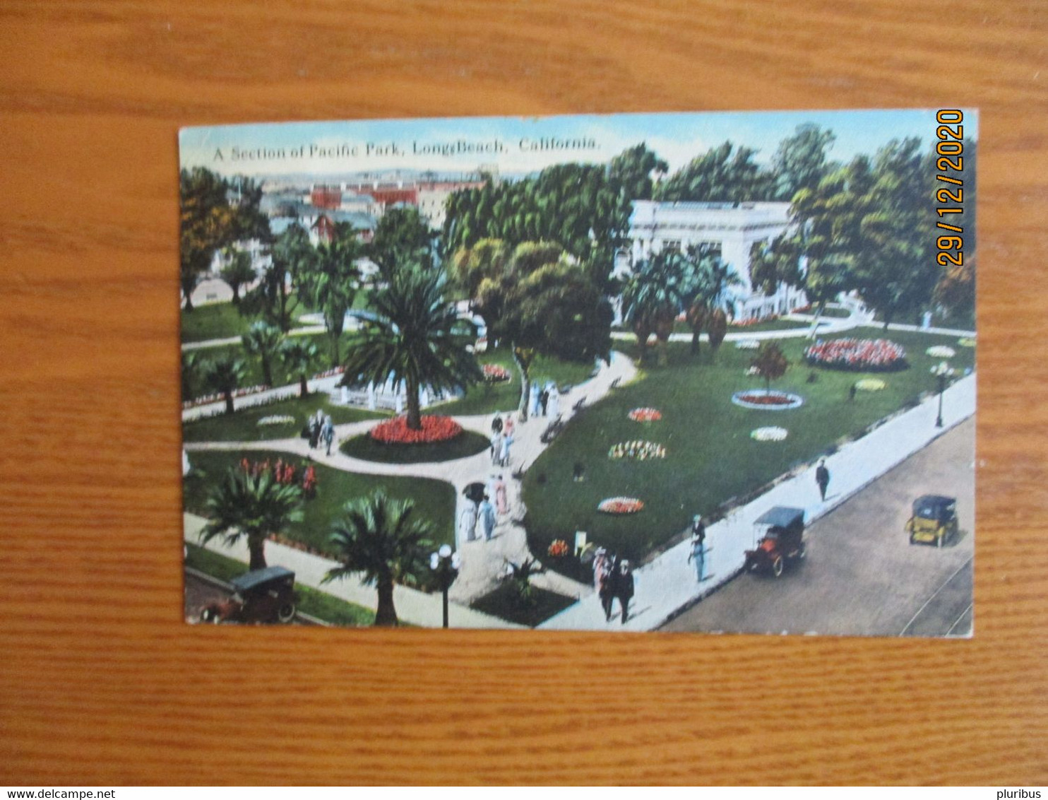 A SECTION OF PACIFIC PARK LONG BEACH  CALIFORNIA   , OLD POSTCARD , 0 - Long Beach