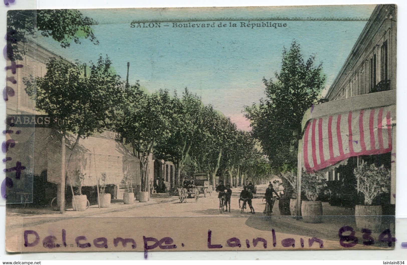 -SALON - Boulevard De La République - épaisse, Peu Courante, écrite, 1928, Coins Ok, TTBE, Scans, - Salon De Provence