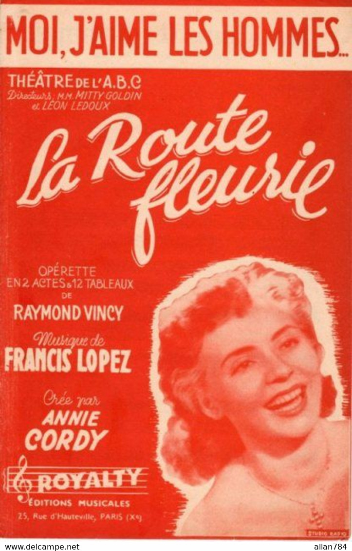 ANNIE CORDY - MOI J'AIME LES HOMMES - 1953 - EXCELLENT ETAT PROCHE DU NEUF - Musicals