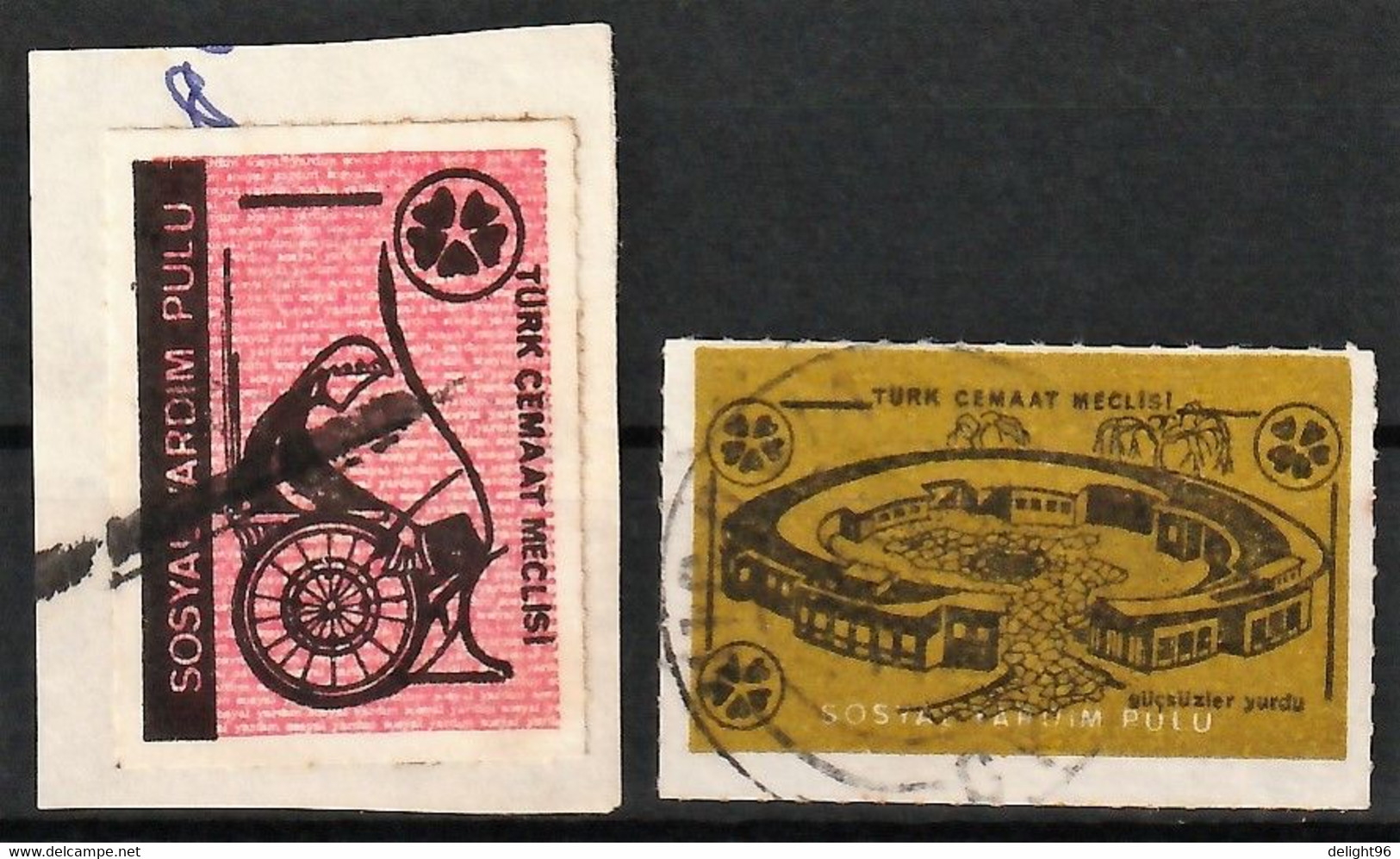 1970 Cyprus (Turkish Post) Social Aid Set (o / Used) - Oblitérés