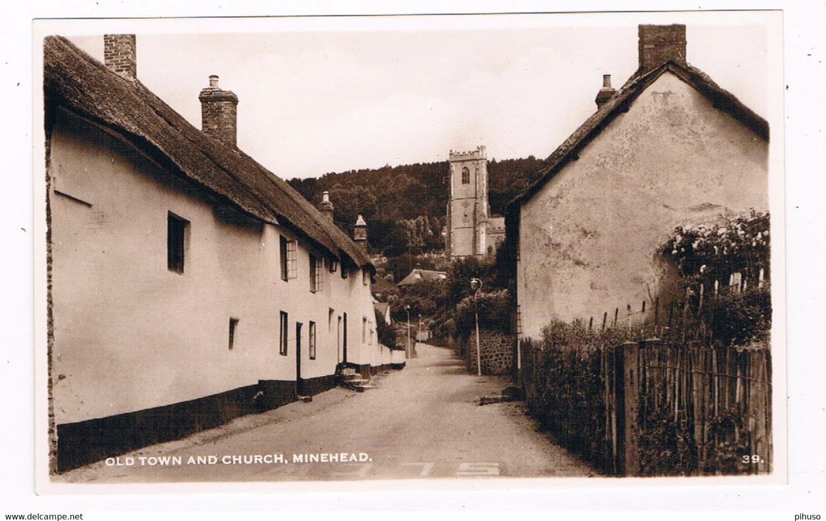 UK-3430   MINEHEAD : Old Town And Church - Minehead