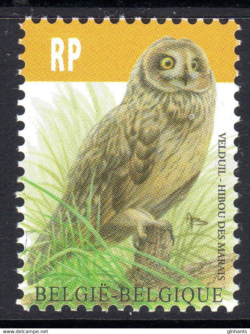 BELGIUM - 2012 SHORT-EARED OWL BIRD RP STAMP FINE MNH ** SG 3708ab - Ongebruikt